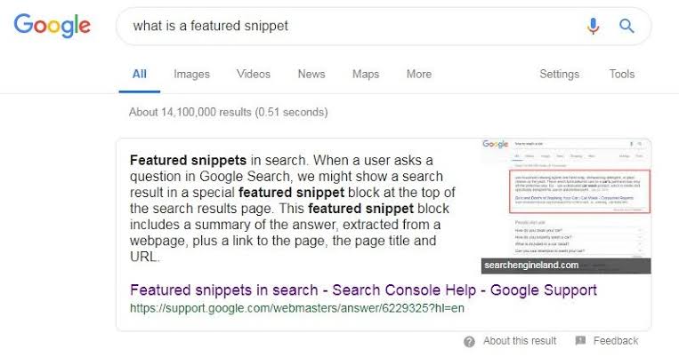 Google का Featured Snippets क्या है ? 