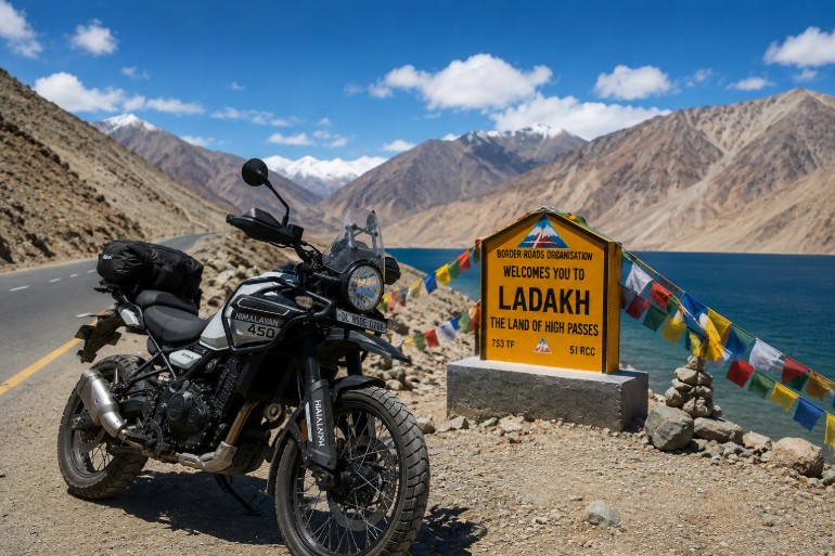 How to Rent a Bike for a Trip to Ladakh from Delhi